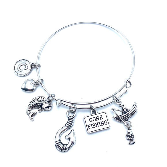 Gone Fishing Bracelet May Be Personalized - Picture 4 of 7